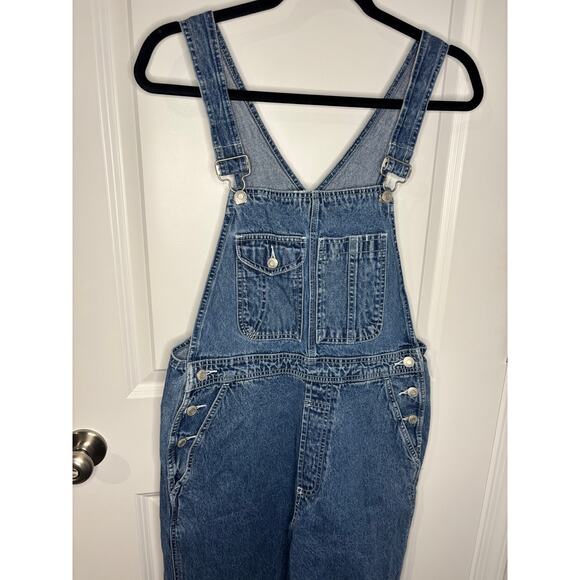 Vintage GAP Denim Overalls Blue Jean Carpenter Style 100% Cotton Women Small - Picture 2 of 5